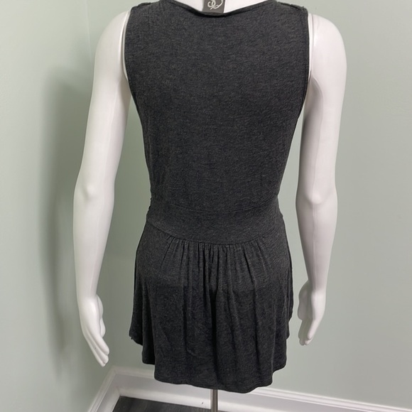 ANTHROPOLOGIE One September Gray Avant Tank Top - Picture 5 of 6